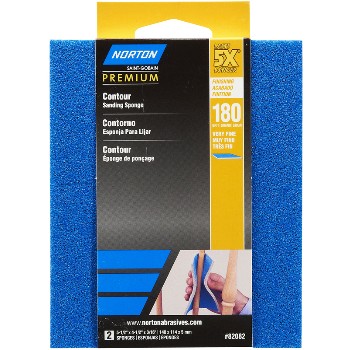 Norton 82082 5x 180g Contour Sponge