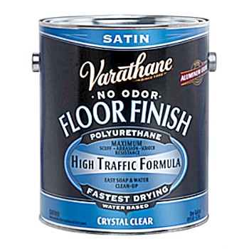 Rust-Oleum 230231 Varathane Crystal Clear Wood Floor Finish, Satin  ~ Gallon