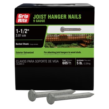 Joist Hanger Nail, Hot-Dipped Galvanized - 1-1/2", 5 Lb