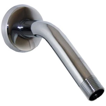 Shower Arm With Flange,  Chrome Plated ~  1/2" x 6"