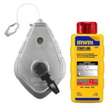 Irwin 1932881 Red Chalk &amp; Reel ~ 100ft. 