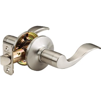 Masterlock Wl0415 Passage Lock, Wave ~ Satin Nickel