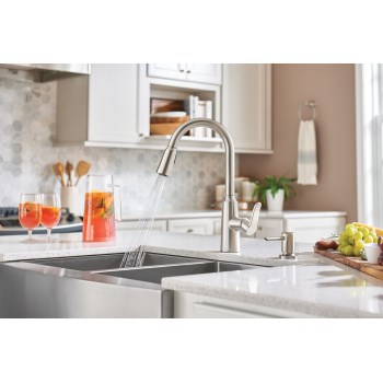 Edwyn Stainless One Handle High Arc Faucet