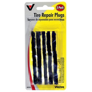 Bell/Victor Automotive   V105 Radial &amp; Bias Ply Tire Plugs, Black ~ 4" 