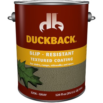 SuperDeck/DuckBack SC-3206-4 Slip Resistant Textured Coating, Gray ~ Gallon