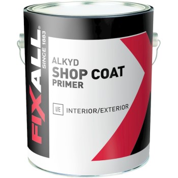 Fixall F92871-1 Alkyd Shop Coat Red Oxide Metal Primer, Interior/exterior ~ Gallon