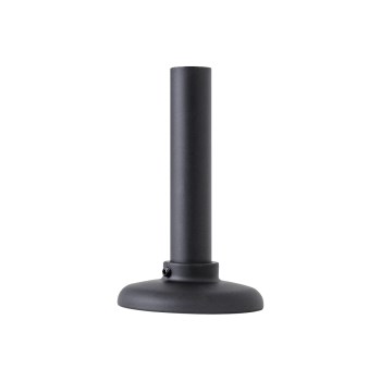 Escutcheon and Cover Tube, Matte Black - 1/2"