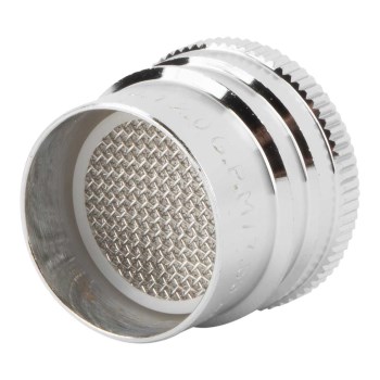 Faucet Aerator, Short Snap - 55/64", Chrome