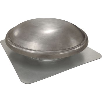 Master Flow Serices Roof Mount Power Attic Ventilator,  Mill Finish ~ Approx 27" x 10" x 27"