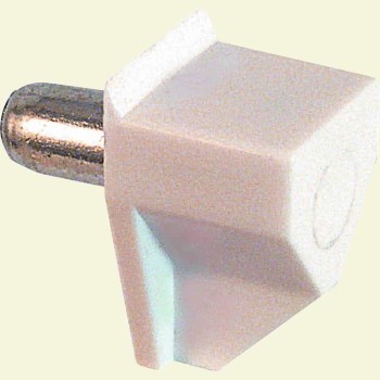 Shelf Support Pegs, White - 5mm, 8pk