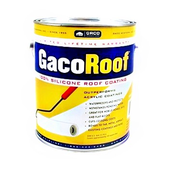Gaco Silicone Roof Coating, Gray ~ Gallon