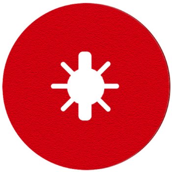 Diablo Aluminum Oxide Fiber Disc, 80 Grit - 5", 4pk