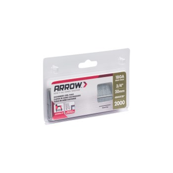 Arrow 18 Gauge Brad Nails, Brown - 3/4" 2000 per pack