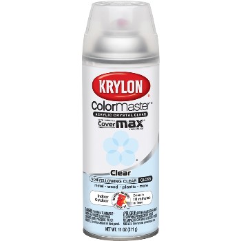 Krylon 51301 Color Master Crystal Clear Gloss Acrylic Spray ~ 11 Oz