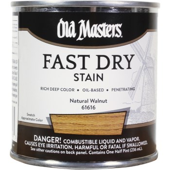 Fast Dry Stain, Natural Walnut ~ 1/2 pt