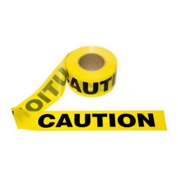 Irwin 66231 Caution Tape, Yellow ~ 3" x  1000 Ft