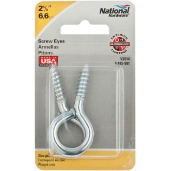 Zinc Screw Eye, Visual Pack 2014 #2 