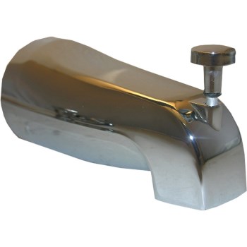 Slip Fit Diverter Tub Spout Chrome Plated