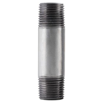 Pipe Nipple, Galvanized Steel - 3/4" x 2"