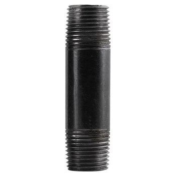 Pipe Nipple, Black Steel - 1" x 3-1/2"