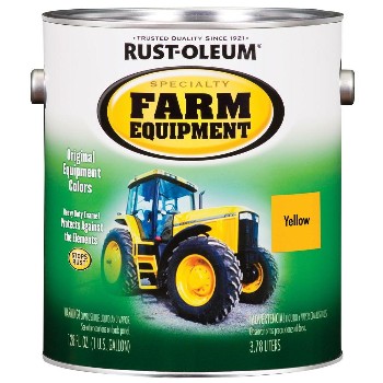 Rust-oleum 7449402 Farm Equipment Paint, Yellow ~ Gallon