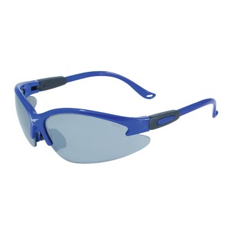 Cougar Safety Glasses, Blue Flash Mirror