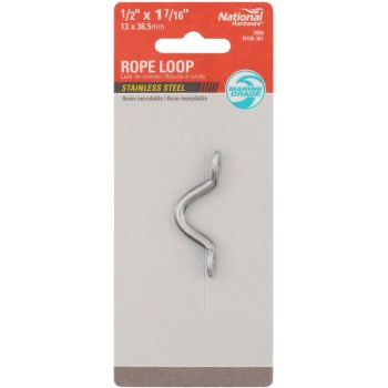National Stainless Steel Rope Loop - 1/2" x 1-7/16"