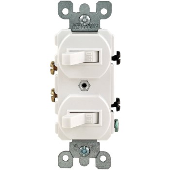 Leviton R62-05224-2WS Quiet Switch - 2 Single-Pole ~ White