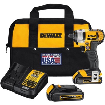 DeWalt DCF885C2 Max*Lith-Ion 1/4" Impact Driver Kit ~ 20v