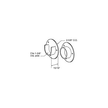 PrimeLine/SlideCo N6654 Plastic Pole Socket