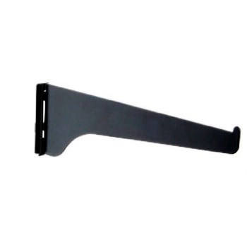 Boltless Shelf Bracket, Black ~  6"