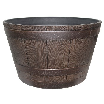 Southern Patio HDR-002550 Whiskey Barrel Planter  ~ 22.5"