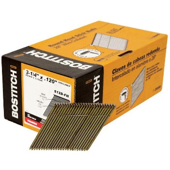 Bostitch S12d-fh Round Head Framing Nails - 28 Degree - 3 1/4 Inch