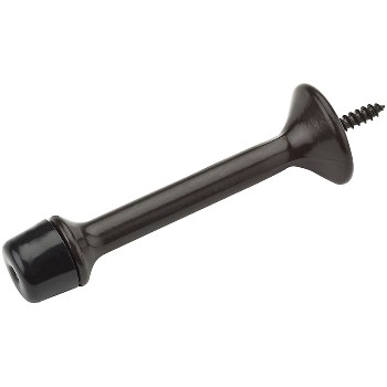 Heavy-Duty Rigid Door Stop, Oil Rubbed Bronze ~ 3"