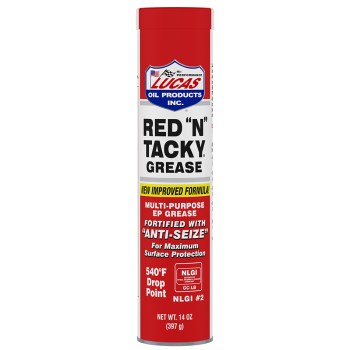 Lucas Oil Red "N" Tacky Grease - 14 oz