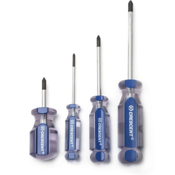 4 Piece Phillips Screwdrivers