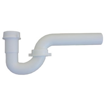 Larsen PVC Wall Drain P-Trap, White