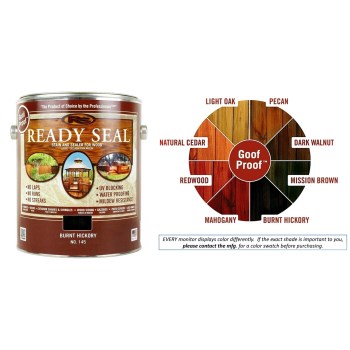 Ready Seal  145 Ready Seal Wood Stain and Sealant, Burnt Hickory ~ Gallon