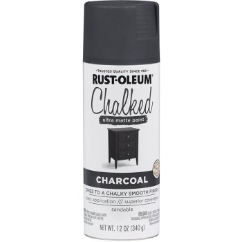 Chalked Spray Paint ~ Charcoal