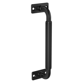 Industrial Gate Pull, Black - 9"
