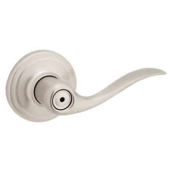 Kwikset Tustin Privacy Lever Lock    Satin Nickel
