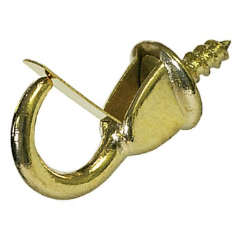 Hillman  122890 Safety Hook - Brass - 1.25 inch
