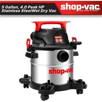 Shop-Vac Stainless Steel Wet/Dry Vacuum - 5 Gal