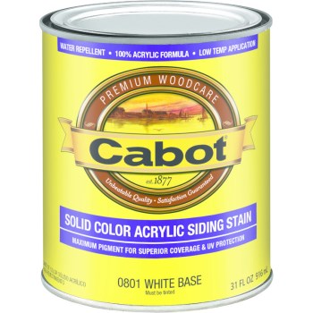 Cabot 140.0000801.005 04-0801 Qt Wh Provt Acy Stain
