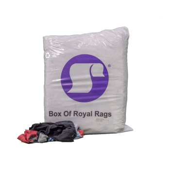 Reclaimed Textiles Color Knit Wiping Cloths - 8 Lb Box