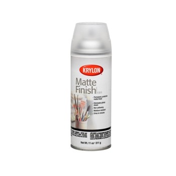 Krylon 51311 Graphic Arts Clear Matte Satin Finish ~ 11 oz Spray Cans