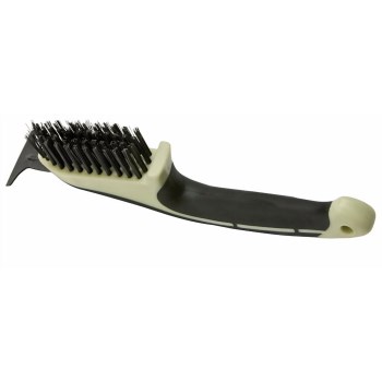 MaxxGrip Pro Wire Brush with Scraper - 9-1/4"
