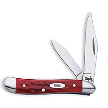 Case Knives 781 Peanut Knife - Pocket Worn - Red