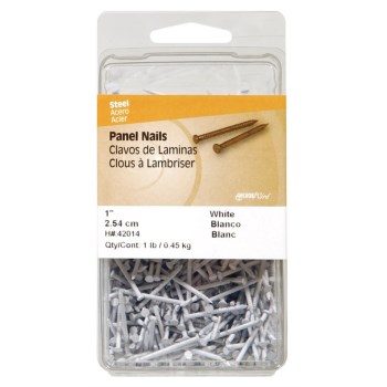 Panel Nail, White - 1", 1 Lb
