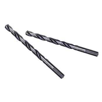 Thunderbolt Black Oxide Drill Bit. 2 Pack  ~ 1/8" x  2 3/4"